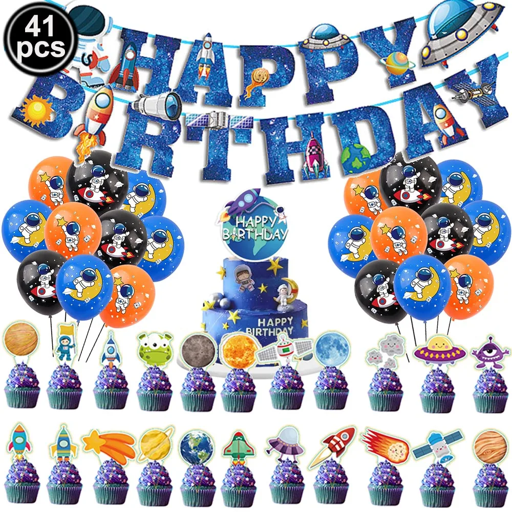 Space Tablecloth Outer Space Themed Birthday Party Supplies Birthday Table Cover for Solar System Galaxy Planets Astronaut Party view 4