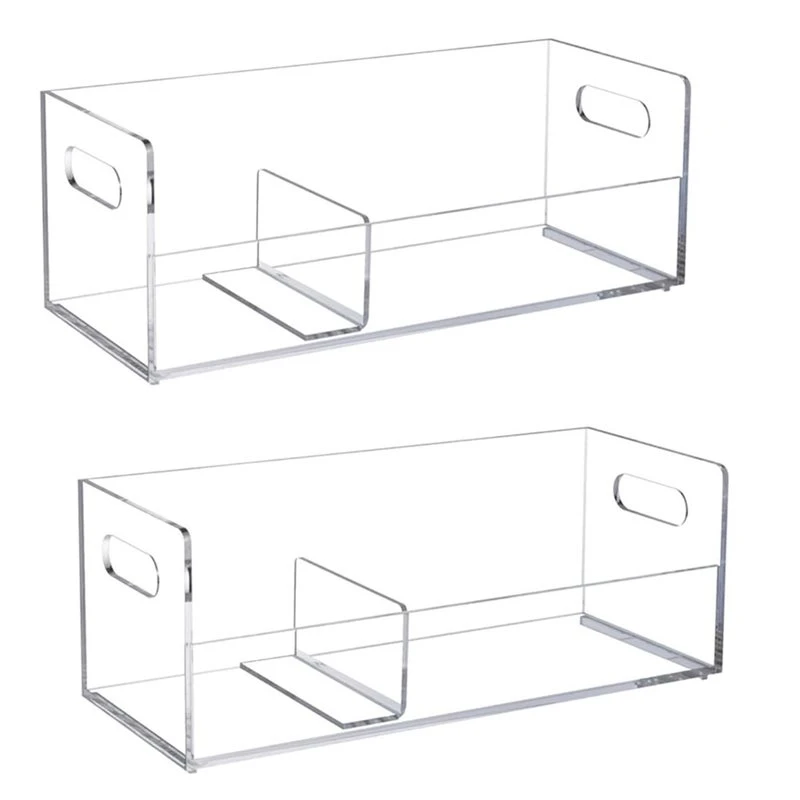 2027 New Clear Acrylic CD Holders(2 Pcs), Stackable Compact Disc Storage Box Music Disc DVD Display Cases, Cassette Organizers