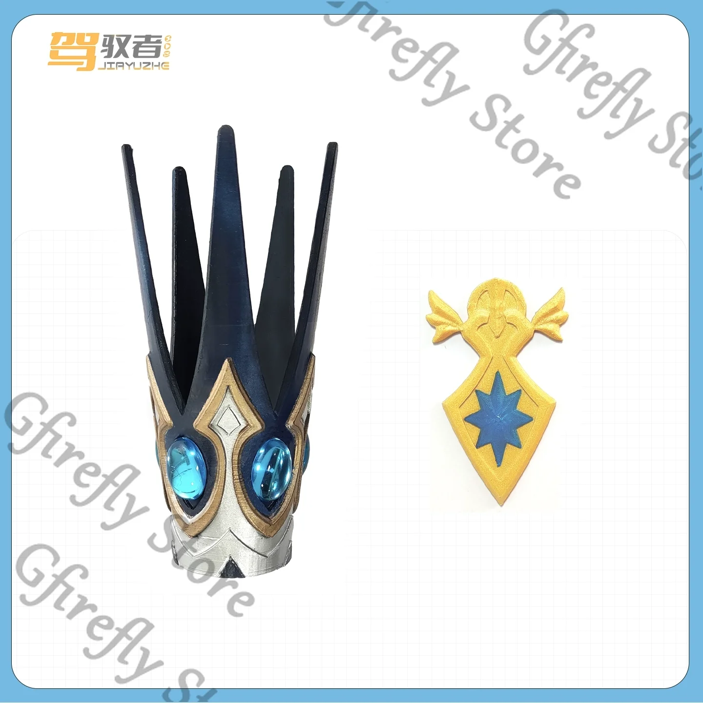 

Honkai: Star Rail Cerydra Cosplay Costumes Props Hallowmas Figurine Handcraft Crown Headwear Chest 3D Printing Ornaments