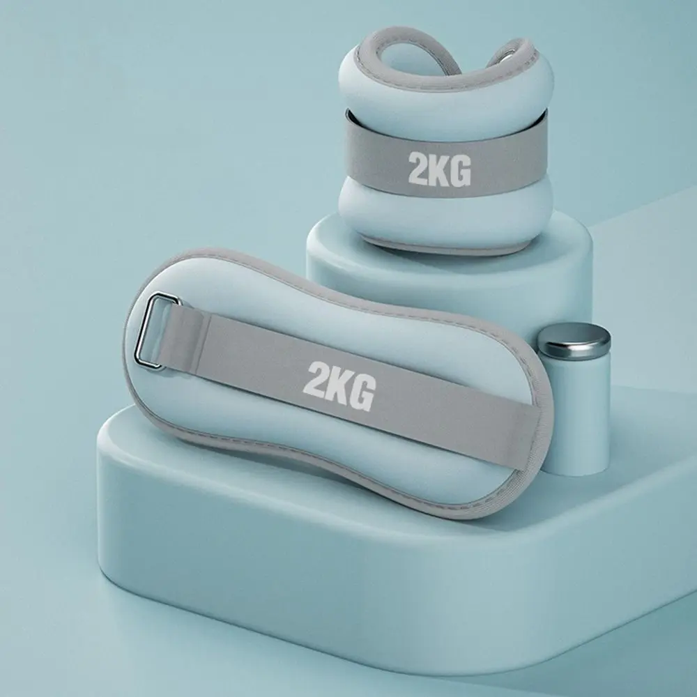 كيس رمل مرجح قابل للتنفس، أشرطة قابلة للتعديل 360 درجة °   التفاف قابل للتعديل الساق الفرقة المحمولة لينة الرمال المعصم الكاحل الأوزان الرقص