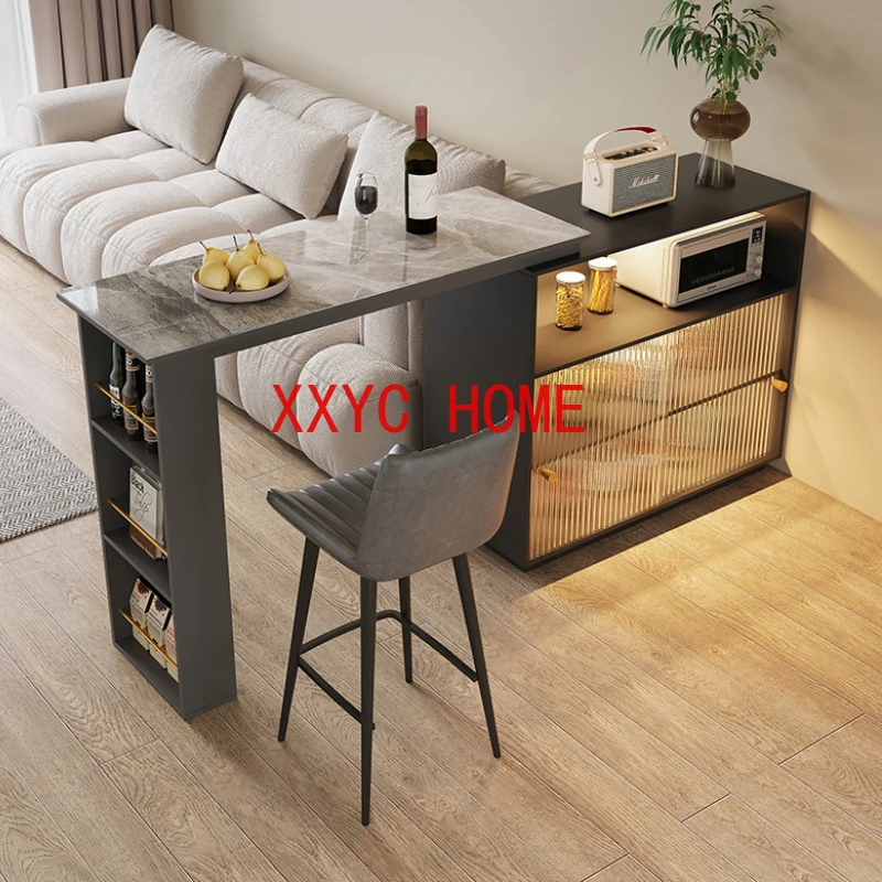 Coffee Extendable Bar Tables Dining Room Cocktail Modern Long Bar Tables High Kitchen Keuken Tafeljes Home Furniture YY50BT