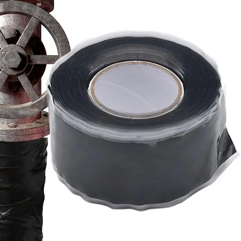 Multi-Purpose Self-Adhesive Strong Black Rubber Silicone Repair Waterproof Bonding Tape Rescue Self Fusing Wire