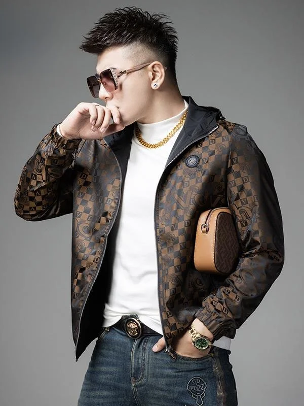 

Двусторонняя клетчатая толстовка-куртка для мужчин Sli Haome: Новинка осенне-зимнего сезона, премиум-качество, производство Китай