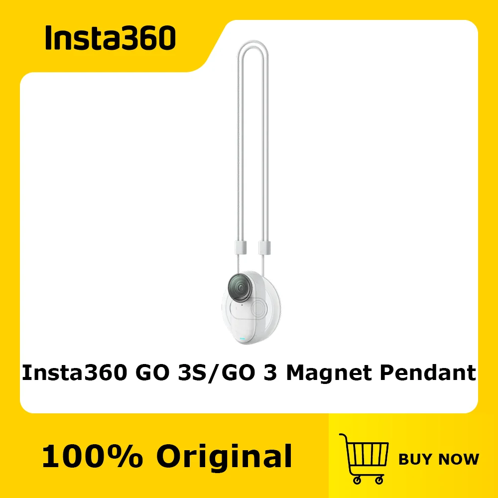 Official & Original Insta360 GO 3S/GO 3 Magnet Pendant, Free your hands to get perfect POV shots.