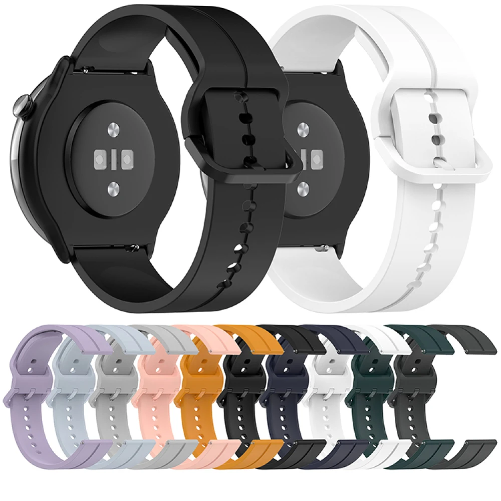 20MM Silicone Watch Strap Replacement Wristband Smart Band Bracelet for Amazfit GTR Mini (A2174) Accessories