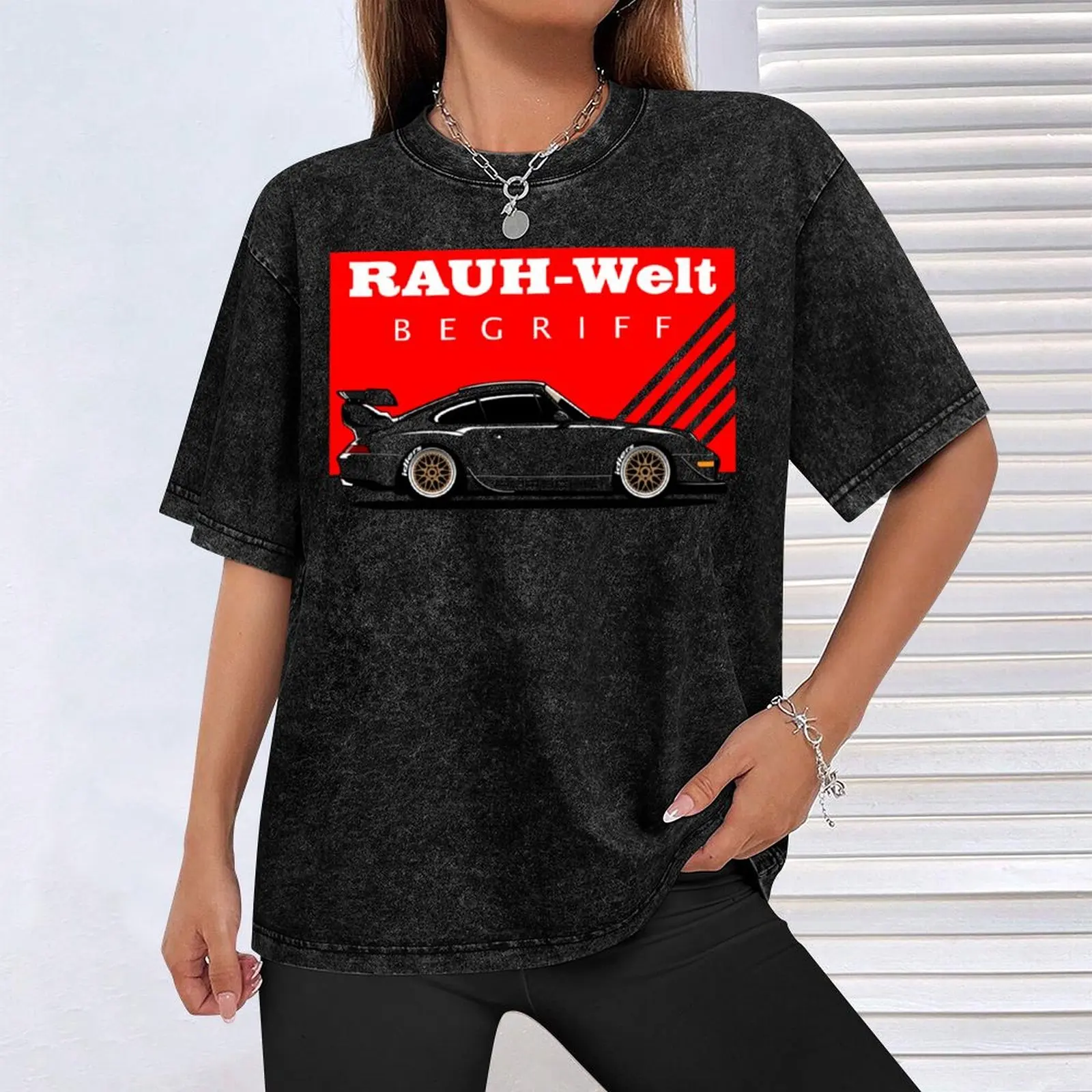 RWB اليابان تي شيرت ملابس لطيف عيد الحب بوتيك الملابس الجرافيك تي شيرت خمر الفاخرة مصمم الرجال تي شيرت جودة عالية