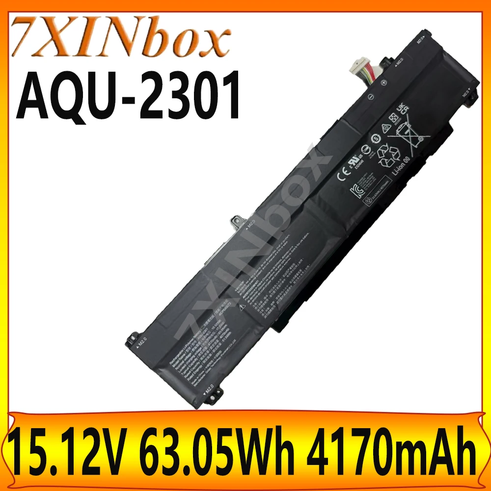 

7XINbox Новый оригинальный аккумулятор для ноутбука 63,05 Втч AQU-2301 15,12 В 4170 мАч для серии COLORFUL G15 24 AQU2301 4ICP6/60/73