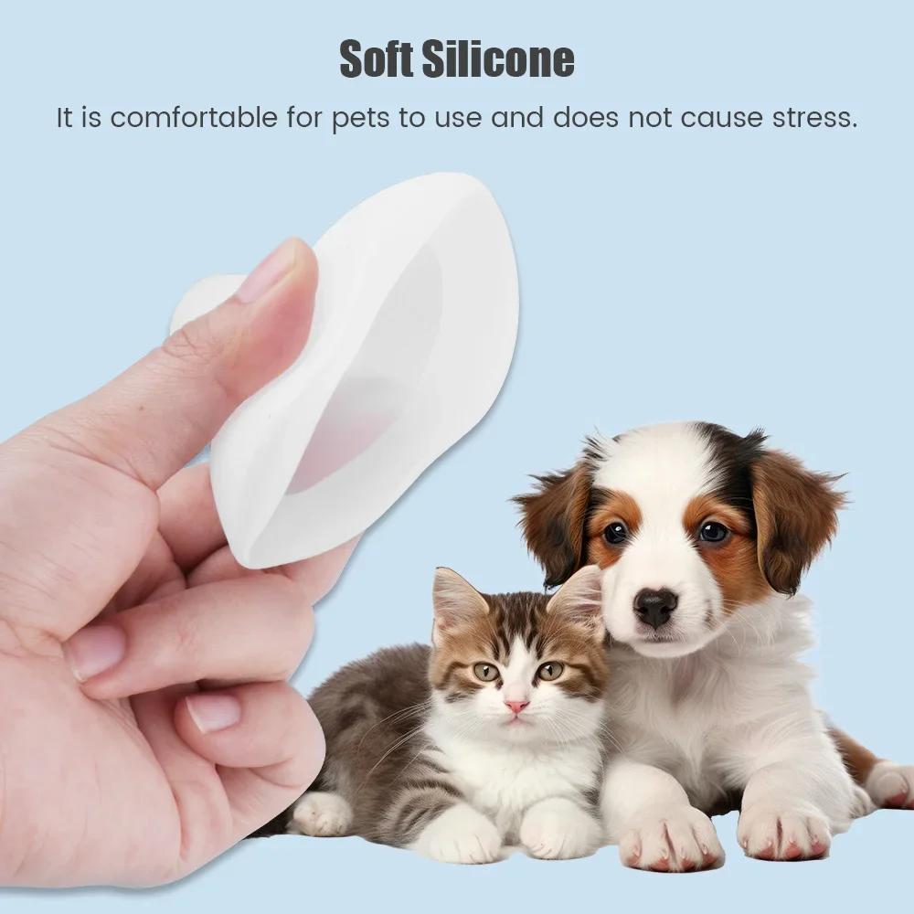 Inhaler Spacer 2 Size Masks for Pet Cat and Small Dog Inhaler Spacer for MDI with Round Shape with Silicone Mask Aerosol Chamber