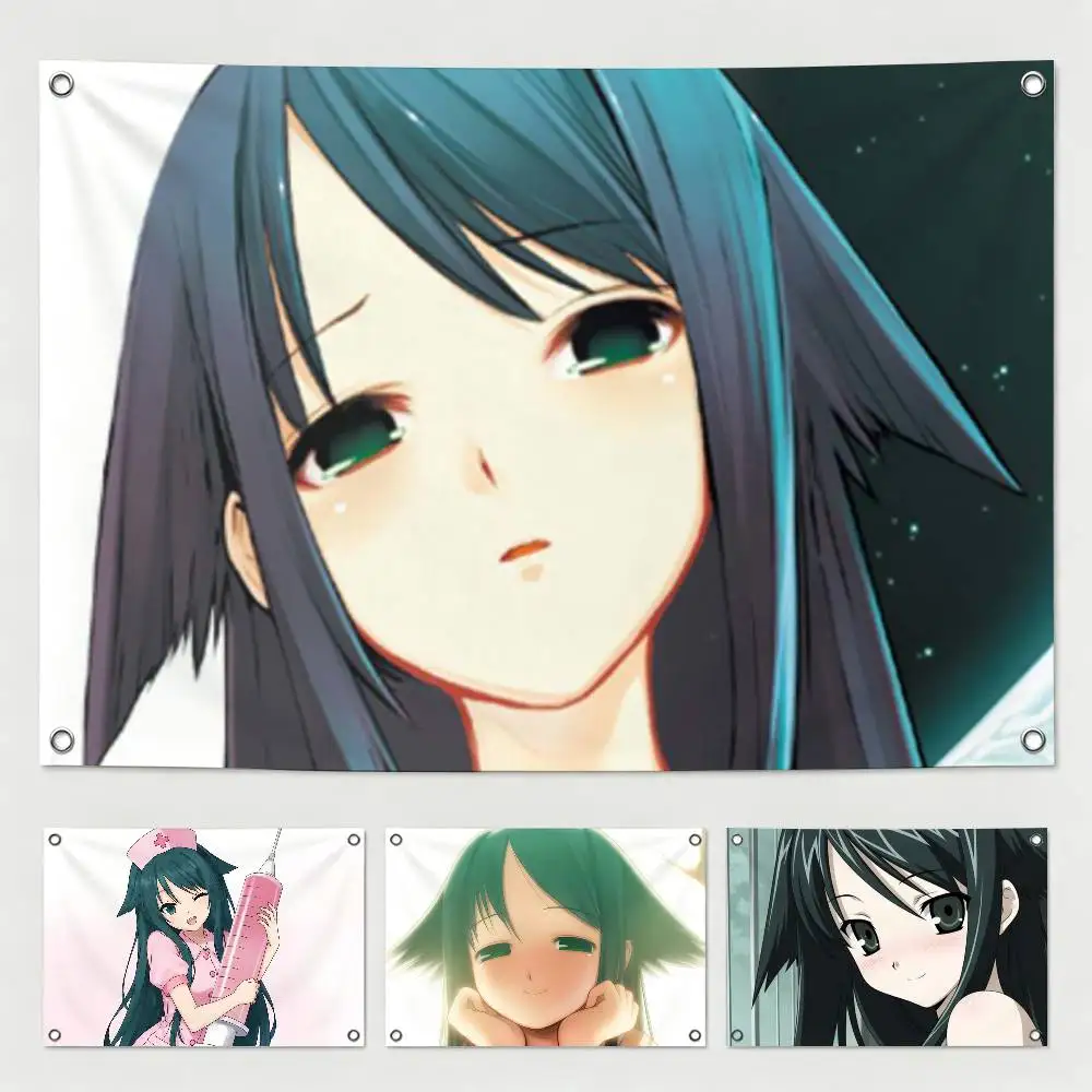 Game The Song of S-Saya-S no Uta Flags Wall Hanging Tapestry Outdoor Garage Room Decorative flag Background Blanket