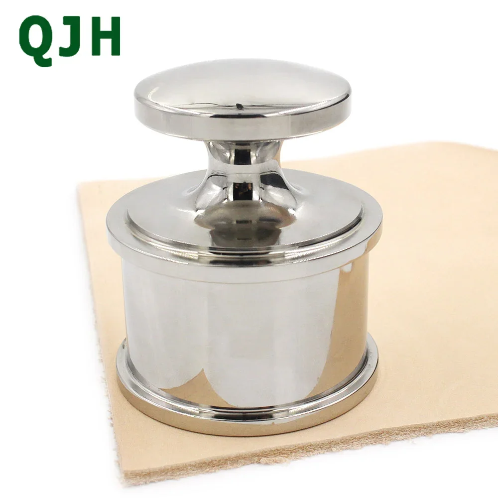 Leather Craft Weight, Silver Leather Pressing Weight, Desktop Bench Holding Weight for Fixing Leather, DIY Leathercraft Tool
