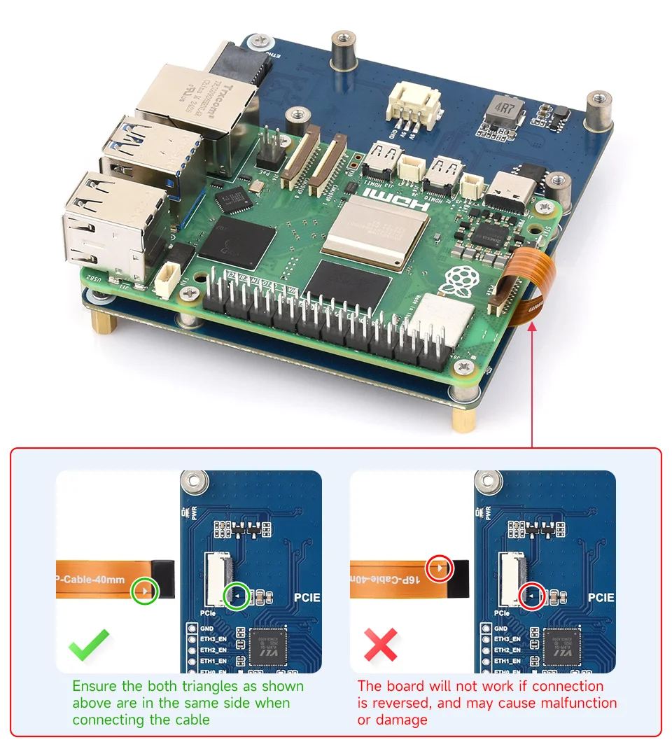 pcie-to-4-ch-gigabit-25g-eth-board-b-for-raspberry-pi-5-supports-raspberry-pi-os-driver-free-plug-and-play