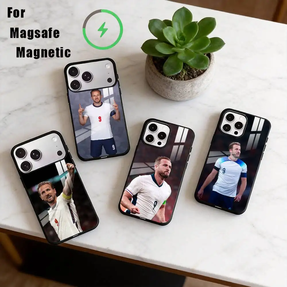 

Football Star Harry K-Kane Football Phone Case For iPhone17,16,15,14,13,12,11 Plus,Pro Allows magnetic wireless charging
