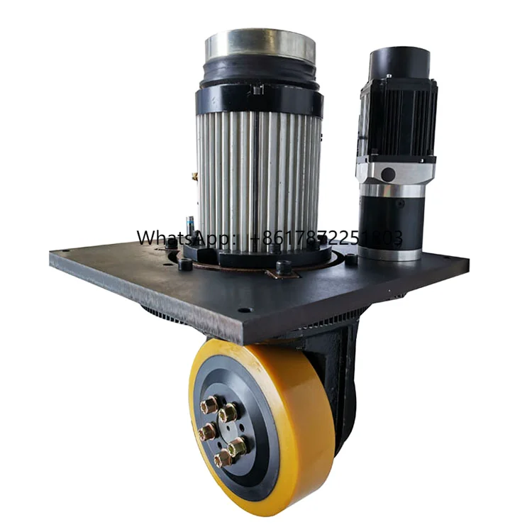 MDBOT 1.5kw 230mm AGV Driving Wheel with 400W Steering Motor