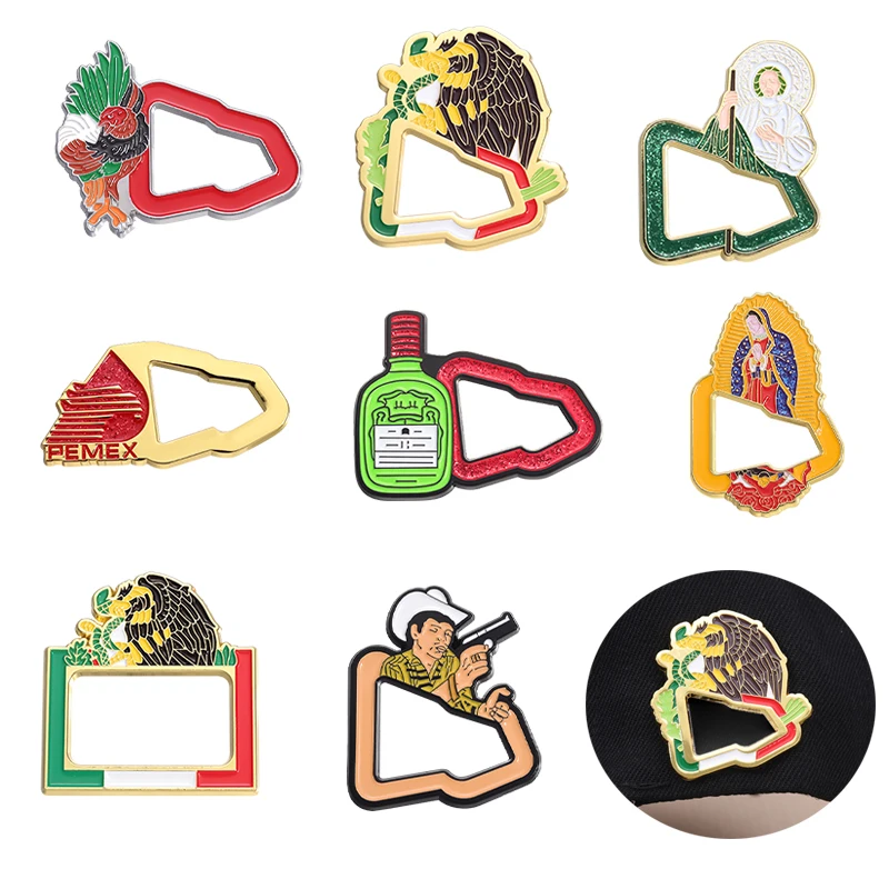 

Multicolour Trendy Enamel Pins for Baseball Caps Metal Cartoon Decorative Hat Pin Brooches Jewelry Accessories Gift for Friends