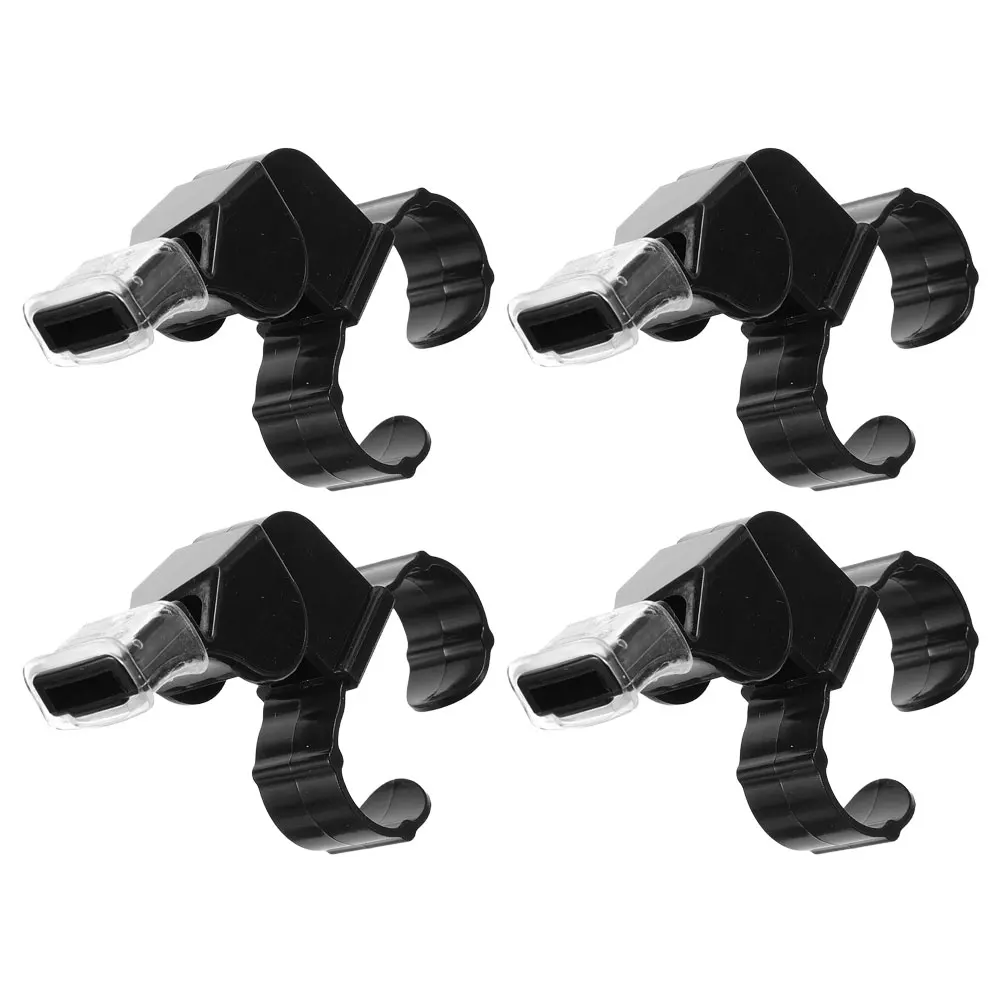 

4pcs Ring Whistle Loud Dual Tone Sports Lifeguard Emergency Finger Durable Plastic Versatile Outdoor Activities