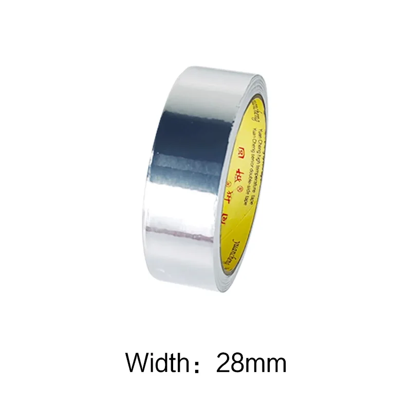 Hochtemperaturbeständiges Aluminiumfolienband Küchenrohr-Reparaturband Selbstklebende Dichtungsfolie Wärmeisolierung Leckdichtes Band