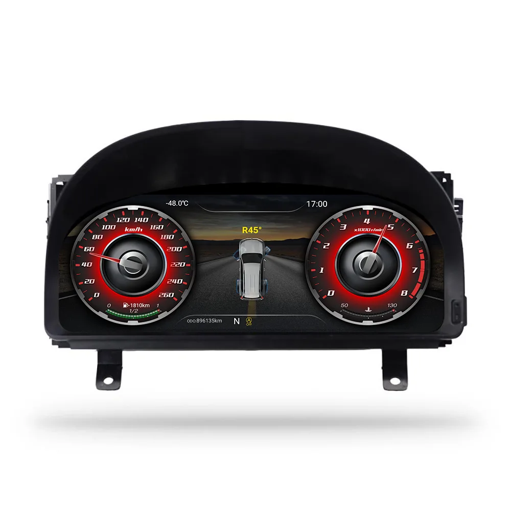 Car Dashboard Cluster Digital For Toyota Alphard 20 30 Vellfire 2007-2018 Auto Instrument Virtual Cockpit  Meter Screen Headunit