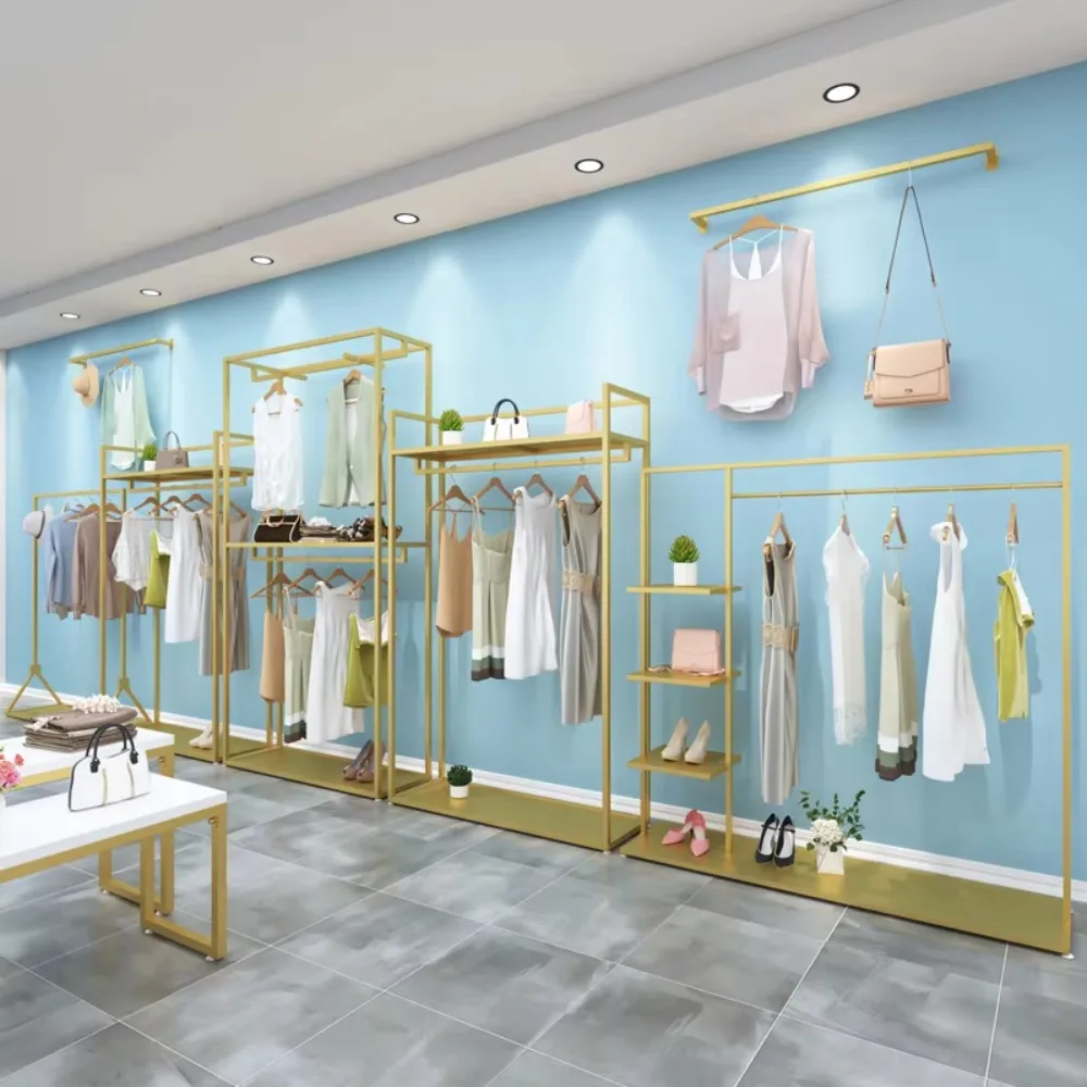 Color Customized Eco-Friendly for Wedding Dress Display Rack with Custom Sizes for Retail Shops