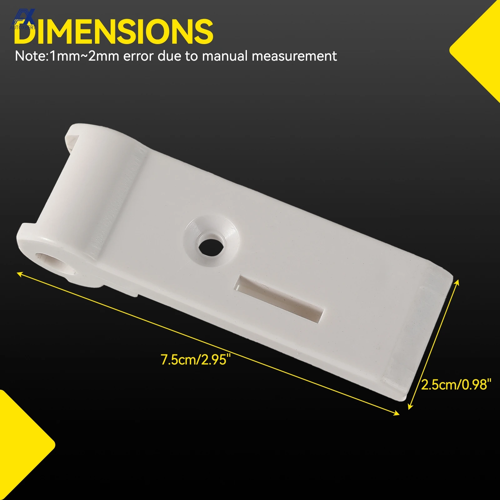 

2X Replacement For Dometic Fridge Freezer Compartment Flap Door Hinges 2412125110 For Caravan Motorhome RV 2412125110