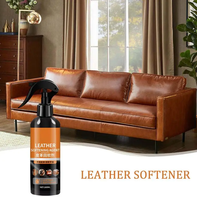 Leather Softener For Shoes 300ml Leather Spray For Furniture Leather Moisturizer Restore Agent Care Spray For Leather Apparel