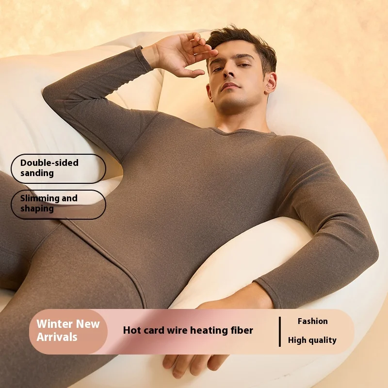 Thermal Underwear Men Winter Men Keep Warm Long Johns Base Layer Clothing New in Men's Underwear Soft Tight Undershirts