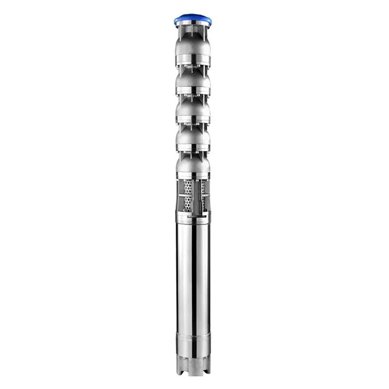 Capacity Full Stainless Steel Deep Well Borehole Submersible Pump  Automatic for Sea Water Centrifugal