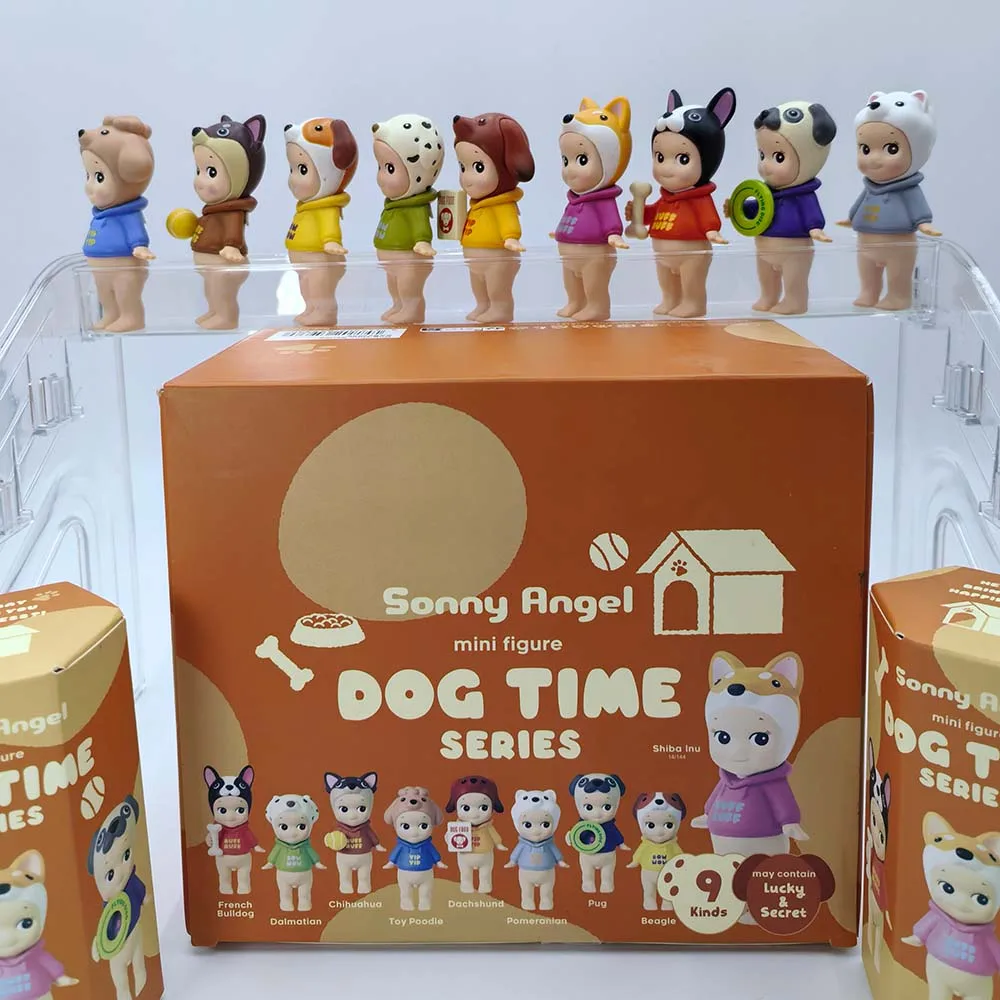 Mini Sonny Blind Box Cat Life And Dog Time Series Sammlung Anime-Figur Ornament Puppe Fans Kinder Weihnachtsgeschenke