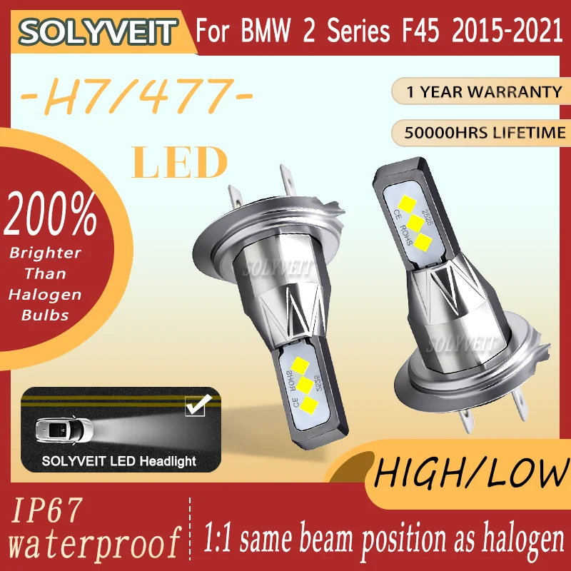 

Enhanced Night Visibility Clear Illumination Easy-to-Setup LED Headlight For BMW 2 Series F45 2015 2016 2017 2018 2019 2020 2021