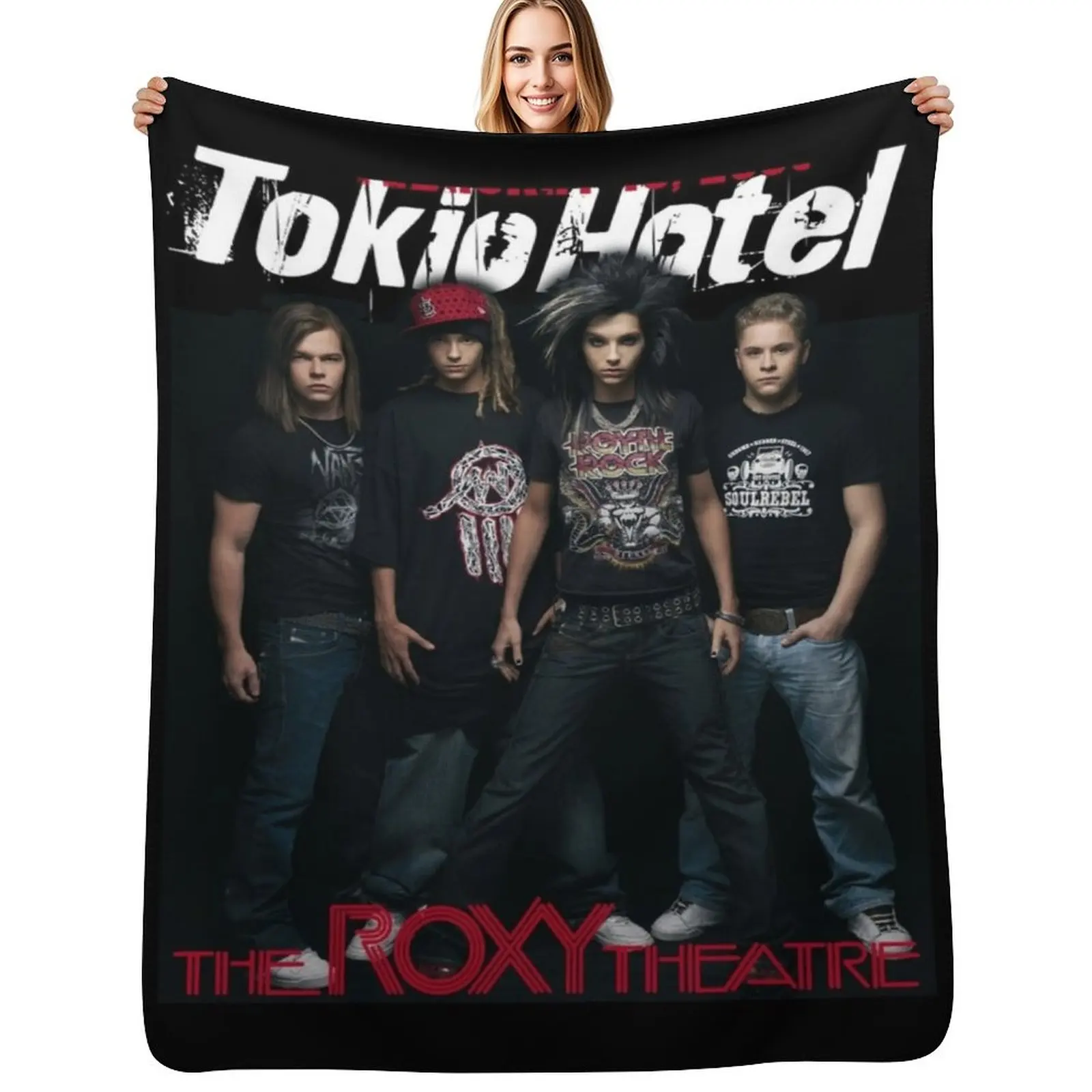 hotel tokio Throw Blanket Nap Hairys Multi-Purpose decorative cosplay anime Cute Blankets