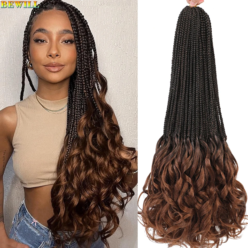 

Французские кудри Косы Вязаные крючком волосы 18 дюймов 24 дюйма Синтетические богини Вязание крючком Коробчатые косы с вьющимися предварительно заплетенными французскими кудрями Плетение волос