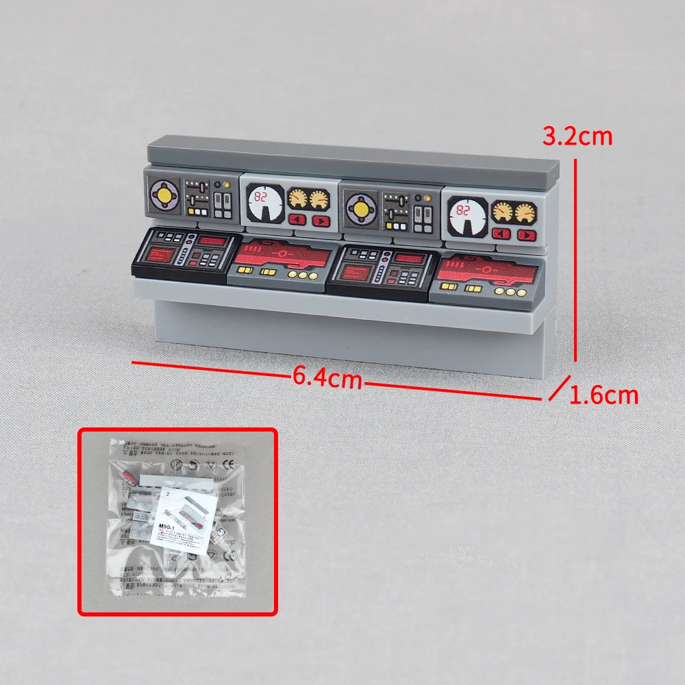 

MOC 1PCS 3069 85984 Data Control Panel Building Blocks Kit Vehicle Car Plane Tank Plate Board Brick Particle Toys Children Gift