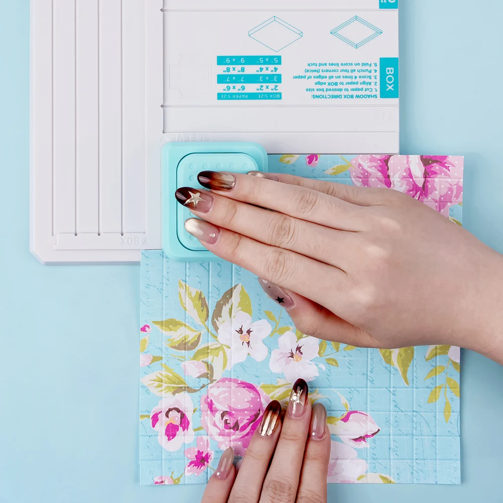 

Коробка для теней, перфорационная доска для изготовления коробки для теней и рукавов для изготовления 3D-карточек, ювелирных изделий, подарочная коробка для скрапбукинга