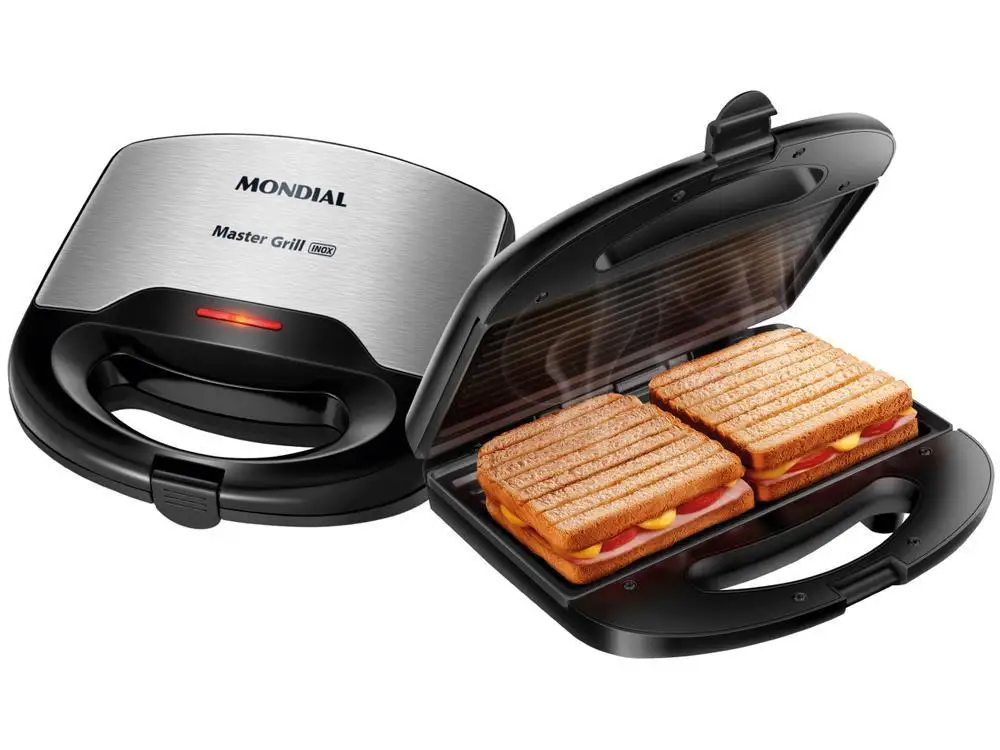 Sandwiches Grill Mondial Master S-20 Black