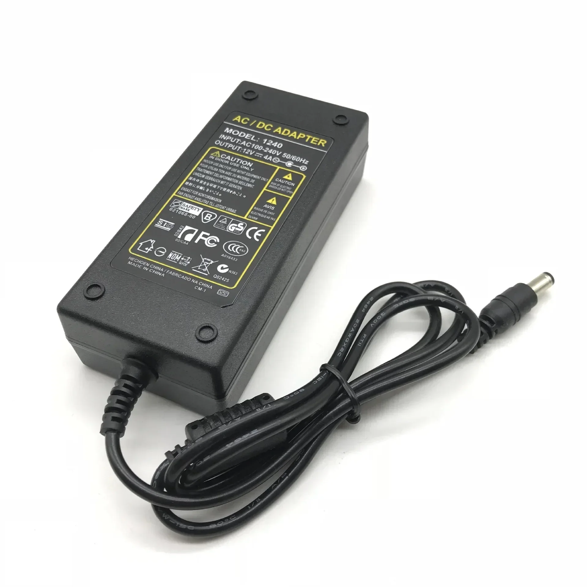 ANPWOO Pinkou 12v4a محول الطاقة LCD مراقبة الطاقة سطح المكتب 12V4A التبديل التيار الكهربائي