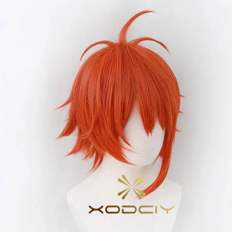 IDOLiSH7 NANASE RIKU Cosplay Wig Short Fluffy Layered Synthetic Hair for Adult Role Play Halloween   Wig Cap