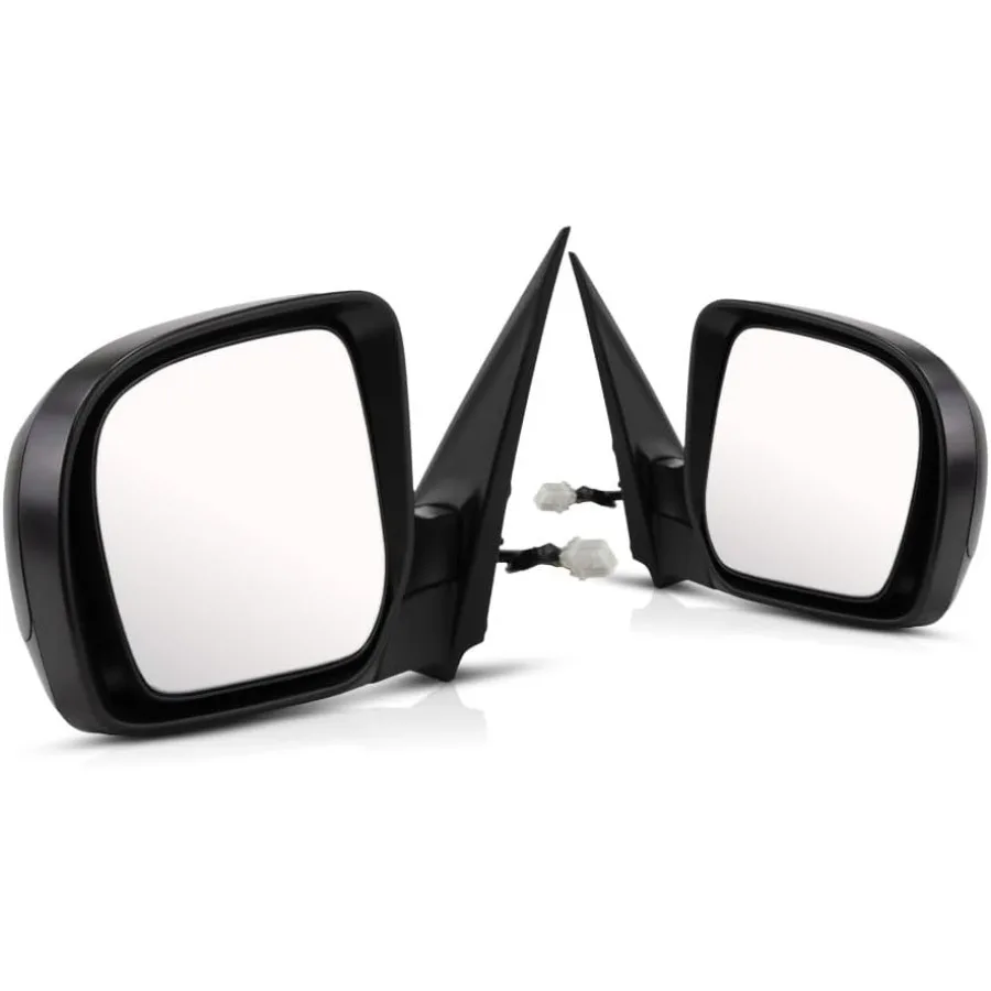 For Subaru Forester 2011 2012 2013 Door Mirror Driver and Passenger Side Pair Power NonHeated Textured Replacement for 91054SC0