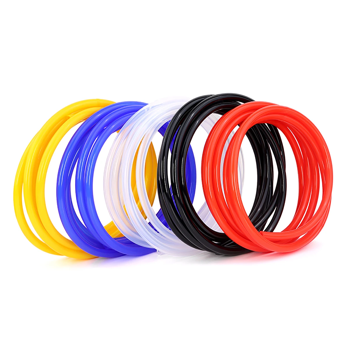 Food Grade Silicone Tube Thick 2mm ID 6mmx OD 10mm Flexible Hose Soft High Temperature Pipe Yellow White Red Blue Green Black