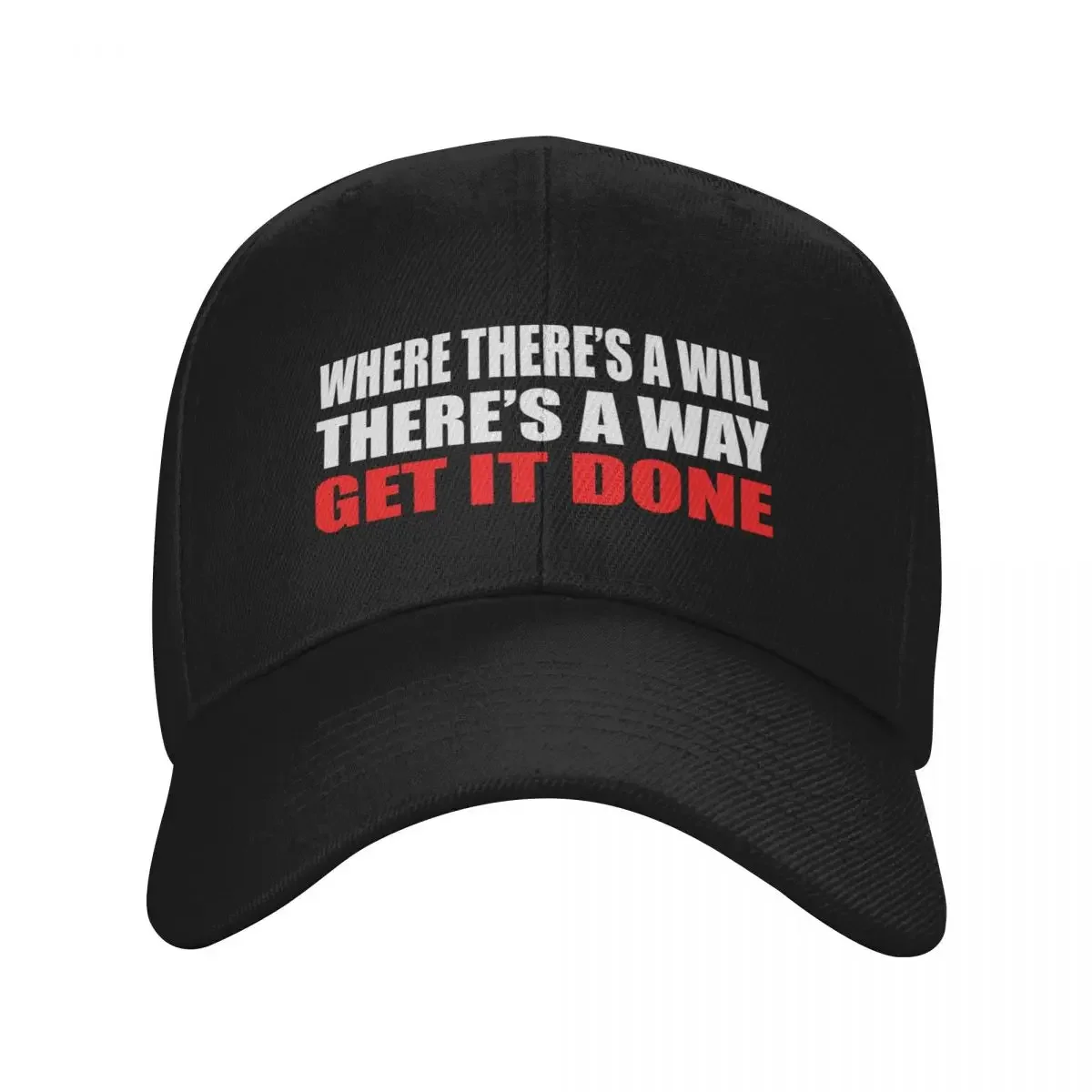 Where there’s a will, there’s a wayGet it done Baseball Cap Trucker Hat Luxury Hat luxury caps dad hat Mens Hats Women's