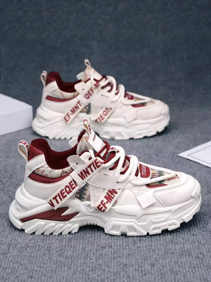 

Men's Sports Shoes PT Thick Bottom Anti-slip Wear-resistant Summer New Style Youth Running Shoes Casual Daily Leisure Shoes