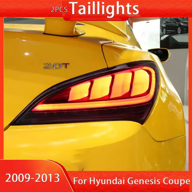 LED Tail Light Taillight For Hyundai Genesis Coupe 2009-2012 автомобильные товары Rear Lamp Hella LED Lights Car Accessories