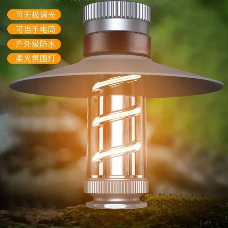 

Camping Lantern Outdoor Ultra-Long Life Battery Camping Lamp Manual Light Retro Ambience Light Lighting Tent Light Hanging