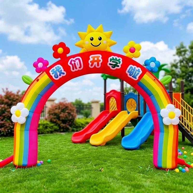 Custom Inflatable Arch for Various Events Weddings Parties Grand Openings Festival Atmosphere Decoration Promotional Advertising