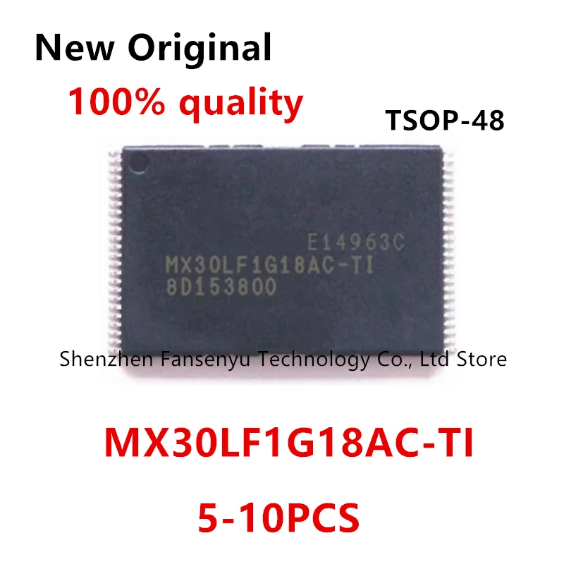 (5-10piece)100% New MX30LF1G18AC-TI MX30LF1G18AC TI tsop-48 Chipset