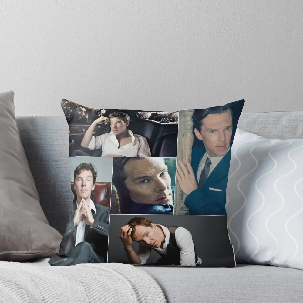Benedict Cumberbatch Rectangular Photo Collage Throw Pillow New year Pillowcases Decorative Cushions For Luxury Sofa Pillow