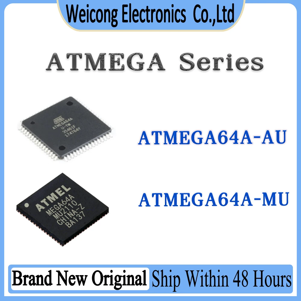 100% Brand New Original ATMEGA64A-AU ATMEGA64A-MU ATMEGA64A ATMEGA64 64A-AU 64A-MU ATMEGA6 ATMEGA ATMEG ATME ATM AT IC MCU Chip