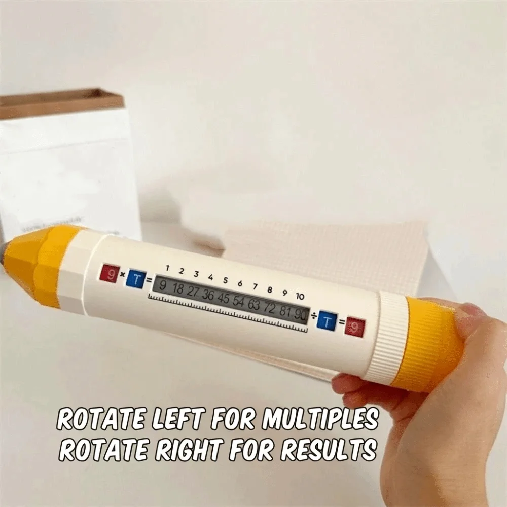 4-6 Years Old Multiplication Division Learning Pen 26cm Large Size Interesting Kids Math Teaching Aid Creativity Touch Response