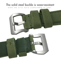 Bracelet de montre en nylon pour Panerai SubSN Shoor, 24mm, haute qualité, gris, bleu, vert, tissu en toile, PAM01118, 441 4