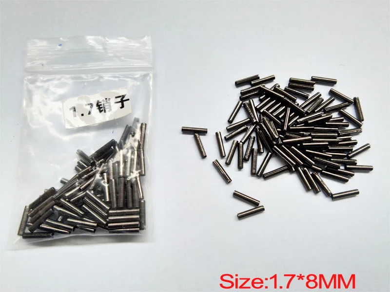 200pcs 1.6mm 1.7mm  Fixed Pin Stainless Steel Pin For VVDI KD Xhorse Flip Floding Remote Control keys Locksmith Tool