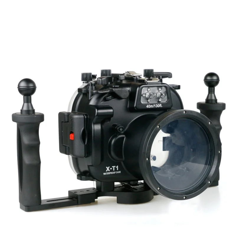 

For Fujifilm X-T1 XT1 Camera Waterproof Housing Scuba Diving Underater 40m Photography Impermeable Case + Camera Stabilizer Tray