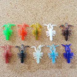 20Pcs Crazy Craws Lures 40mm/0.8g Soft Lure Fishing Lures shrimp Lobster Soft Plastic Lure Fishing Lures Soft bait worm